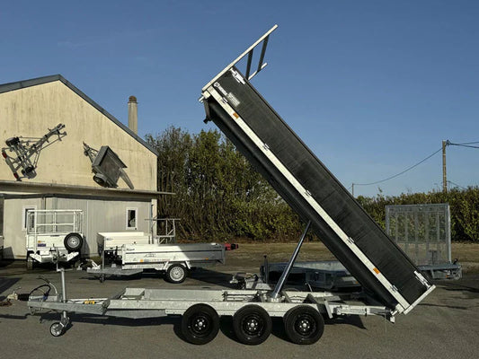 Remolque de tres volquetes 3×1800 kg 3,5 t