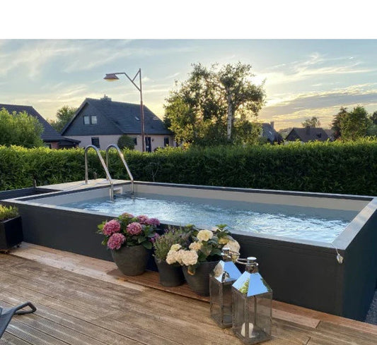 Contenedor de piscina móvil 5M25x2M55x1M26