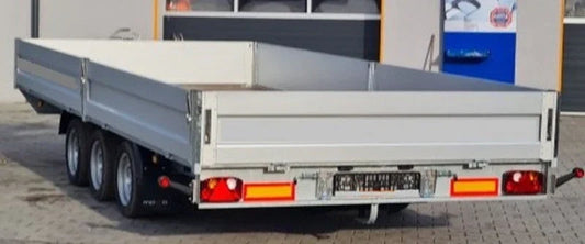Plataforma lateral abatible Boss 600 x 200 cm 3500 KG + rampas + muletas
