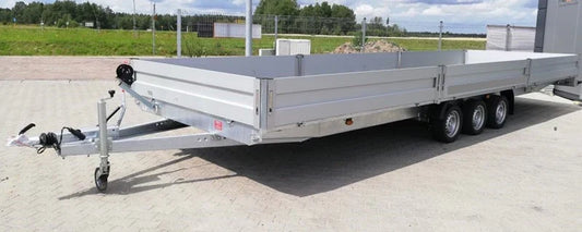Plataforma lateral abatible Boss 600 x 200 cm 3500 KG + rampas + muletas